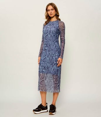 Marc Cain - Sukienka na wiosnę prosta ze sklepu: Gomez Fashion Store w kategorii: Sukienki - zdjęcie 874714-BD9-10338_CR264W000088318