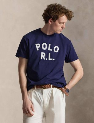 T-shirt męski w stylu młodzieżowym Polo Ralph Lauren ze sklepu: Gomez Fashion Store w kategorii: T-shirty męskie - zdjęcie 874714-BD9-10338_PR264M000045B68
