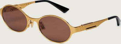 Okulary przeciwsłoneczne damskie Bottega Veneta ze sklepu: Gomez Fashion Store w kategorii: Okulary przeciwsłoneczne damskie - zdjęcie 874714-BD9-10338_BV262U000002001