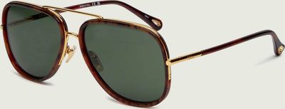 Okulary przeciwsłoneczne damskie Chloe ze sklepu: Gomez Fashion Store w kategorii: Okulary przeciwsłoneczne damskie - zdjęcie 874714-BD9-10338_CH262W000008003