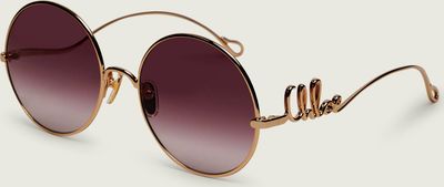 Okulary przeciwsłoneczne damskie Chloe ze sklepu: Gomez Fashion Store w kategorii: Okulary przeciwsłoneczne damskie - zdjęcie 874714-BD9-10338_CH262W000010002