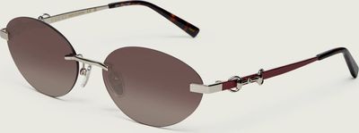 Okulary przeciwsłoneczne damskie Gucci ze sklepu: Gomez Fashion Store w kategorii: Okulary przeciwsłoneczne damskie - zdjęcie 874714-BD9-10338_GC262W000006003