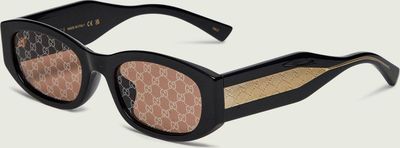 Okulary przeciwsłoneczne damskie Gucci ze sklepu: Gomez Fashion Store w kategorii: Okulary przeciwsłoneczne damskie - zdjęcie 874714-BD9-10338_GC262W000014004