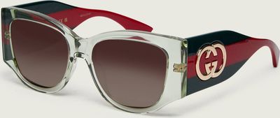 Okulary przeciwsłoneczne damskie Gucci ze sklepu: Gomez Fashion Store w kategorii: Okulary przeciwsłoneczne damskie - zdjęcie 874714-BD9-10338_GC262W000015003