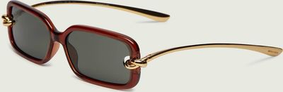Okulary przeciwsłoneczne damskie Bottega Veneta ze sklepu: Gomez Fashion Store w kategorii: Okulary przeciwsłoneczne damskie - zdjęcie 874714-BD9-10338_BV262W000001005