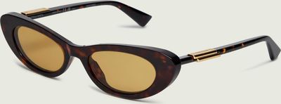 Okulary przeciwsłoneczne damskie Bottega Veneta ze sklepu: Gomez Fashion Store w kategorii: Okulary przeciwsłoneczne damskie - zdjęcie 874714-BD9-10338_BV262W000002002