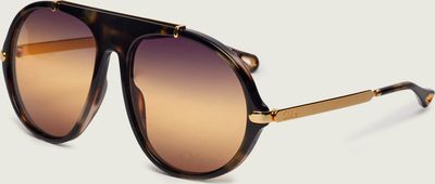 Okulary przeciwsłoneczne damskie Chloe ze sklepu: Gomez Fashion Store w kategorii: Okulary przeciwsłoneczne damskie - zdjęcie 874714-BD9-10338_CH262W000011003