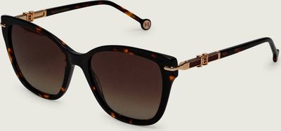 Okulary przeciwsłoneczne damskie Carolina Herrera ze sklepu: Gomez Fashion Store w kategorii: Okulary przeciwsłoneczne damskie - zdjęcie 874714-BD9-10338_HR262W000008001