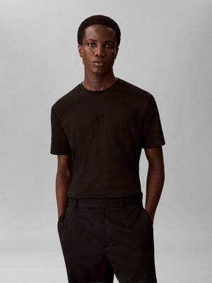 T-shirt męski casual Calvin Klein ze sklepu: Gomez Fashion Store w kategorii: T-shirty męskie - zdjęcie 874714-BD9-10338_CK262M000237544