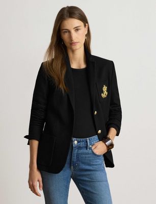 Marynarka elegancki jesienny LAUREN RALPH LAUREN ze sklepu: Gomez Fashion Store w kategorii: Marynarki damskie - zdjęcie 874714-BD9-10338_RL264W00005413Q