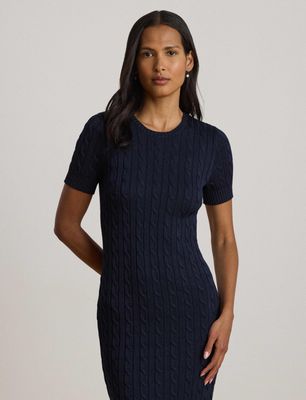 Sukienka na wiosnę LAUREN RALPH LAUREN ze sklepu: Gomez Fashion Store w kategorii: Sukienki - zdjęcie 874714-BD9-10338_RL264W000057AL9