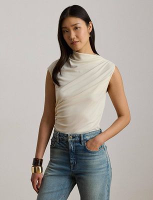 Bluzka damska wiosenna LAUREN RALPH LAUREN ze sklepu: Gomez Fashion Store w kategorii: Bluzki damskie - zdjęcie 874714-BD9-10338_RL264W000060HW9