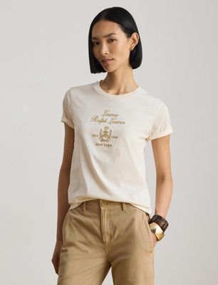 LAUREN RALPH LAUREN - Bluzka damska młodzieżowa ze sklepu: Gomez Fashion Store w kategorii: Bluzki damskie - zdjęcie 874714-BD9-10338_RL264W000067HW9
