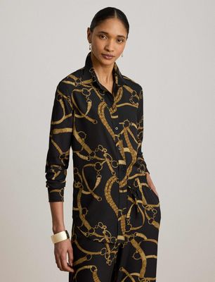 Koszula damska LAUREN RALPH LAUREN ze sklepu: Gomez Fashion Store w kategorii: Koszule damskie - zdjęcie 874714-BD9-10338_RL264W00007120Q