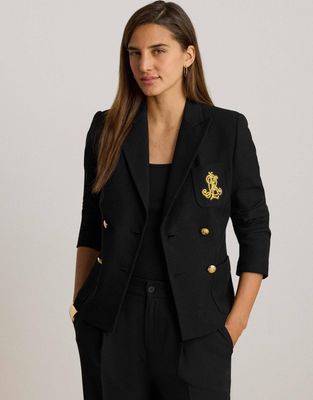 Marynarka elegancki jesienny LAUREN RALPH LAUREN ze sklepu: Gomez Fashion Store w kategorii: Marynarki damskie - zdjęcie 874714-BD9-10338_RL264W000072B90