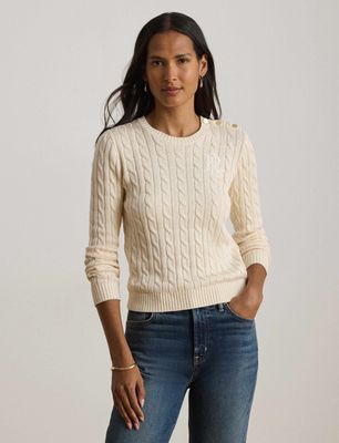 Sweter damski na zimę LAUREN RALPH LAUREN ze sklepu: Gomez Fashion Store w kategorii: Swetry damskie - zdjęcie 874714-BD9-10338_RL264W000075HZ2