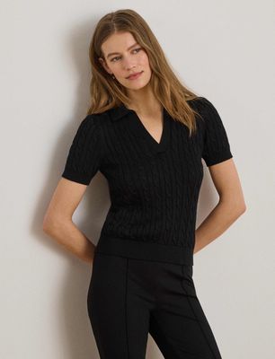 Sweter damski casualowy LAUREN RALPH LAUREN ze sklepu: Gomez Fashion Store w kategorii: Swetry damskie - zdjęcie 874714-BD9-10338_RL264W000076001