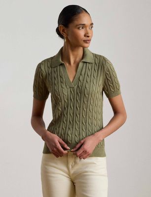 Sweter damski LAUREN RALPH LAUREN ze sklepu: Gomez Fashion Store w kategorii: Swetry damskie - zdjęcie 874714-BD9-10338_RL264W00007622Q