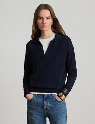 Sweter damski LAUREN RALPH LAUREN ze sklepu: Gomez Fashion Store w kategorii: Swetry damskie - zdjęcie 874714-BD9-10338_RL264W000078AL9