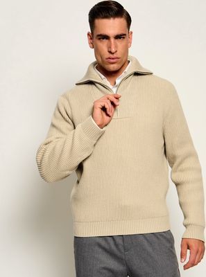 Sweter męski zimowy casual Drykorn ze sklepu: Gomez Fashion Store w kategorii: Swetry męskie - zdjęcie 874714-BD9-10338_DR265M000036034
