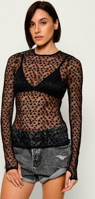 One Teaspoon - Bluzka damska casual ze sklepu: Gomez Fashion Store w kategorii: Bluzki damskie - zdjęcie 874714-BD9-10338_OE264W000015015