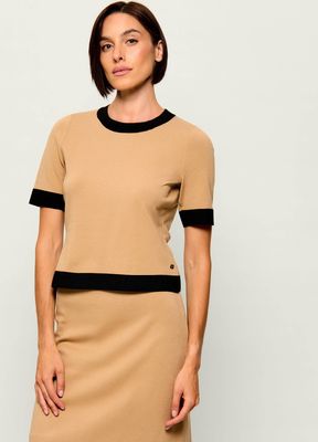 Marc Cain - Sweter damski ze sklepu: Gomez Fashion Store w kategorii: Swetry damskie - zdjęcie 874714-BD9-10338_CR265W000027620