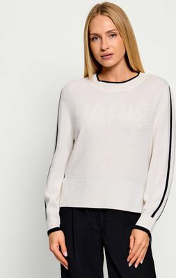 Marc Cain - Sweter damski na zimę ze sklepu: Gomez Fashion Store w kategorii: Swetry damskie - zdjęcie 874714-BD9-10338_CR265W000051910