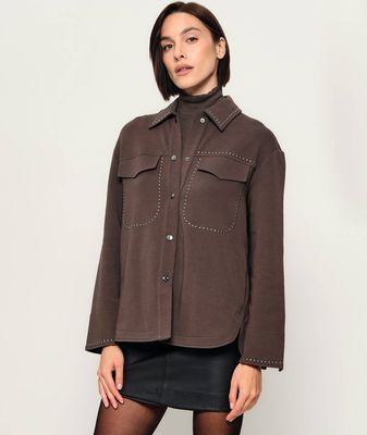 Marc Cain - Kurtka damska na jesień ze sklepu: Gomez Fashion Store w kategorii: Kurtki damskie - zdjęcie 874714-BD9-10338_CR265W000060697