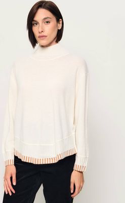 Sweter damski casual Marc Cain ze sklepu: Gomez Fashion Store w kategorii: Swetry damskie - zdjęcie 874714-BD9-10338_CR265W000070110