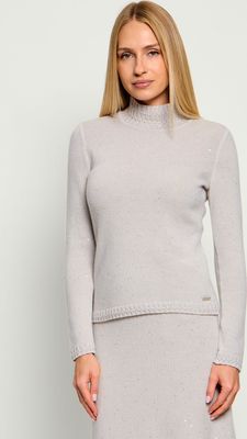 Marc Cain - Sweter damski na zimę casualowy ze sklepu: Gomez Fashion Store w kategorii: Swetry damskie - zdjęcie 874714-BD9-10338_CR265W000079802