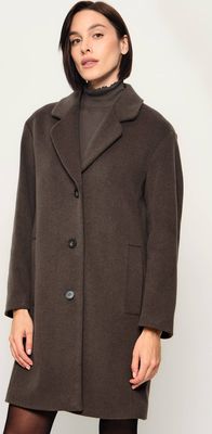 Płaszcz damski na jesień Marc Cain ze sklepu: Gomez Fashion Store w kategorii: Płaszcze damskie - zdjęcie 874714-BD9-10338_CR265W000083696