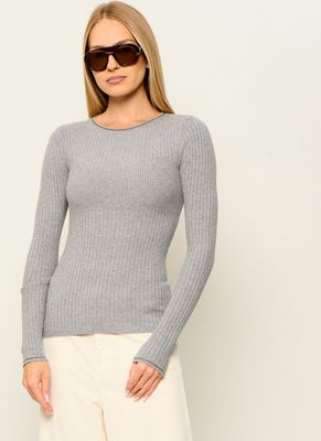 Sweter damski na zimę casualowy Patrizia Pepe ze sklepu: Gomez Fashion Store w kategorii: Swetry damskie - zdjęcie 874714-BD9-10338_PK265W000010173