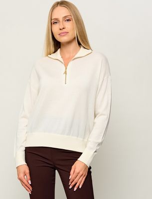Sweter damski Patrizia Pepe ze sklepu: Gomez Fashion Store w kategorii: Swetry damskie - zdjęcie 874714-BD9-10338_PK265W000011762