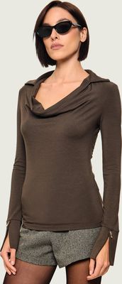 Bluzka damska Patrizia Pepe ze sklepu: Gomez Fashion Store w kategorii: Bluzki damskie - zdjęcie 874714-BD9-10338_PK265W000013759