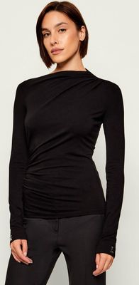 Bluzka damska casual Patrizia Pepe ze sklepu: Gomez Fashion Store w kategorii: Bluzki damskie - zdjęcie 874714-BD9-10338_PK265W000014049
