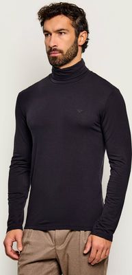 czarny Sweter męski zimowy Emporio Armani ze sklepu: Gomez Fashion Store w kategorii: Swetry męskie