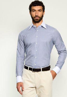 Koszula męska z klasycznym kołnierzykiem Stenströms ze sklepu: Gomez Fashion Store w kategorii: Koszule męskie - zdjęcie 874714-BD9-10338_SN265M000012122
