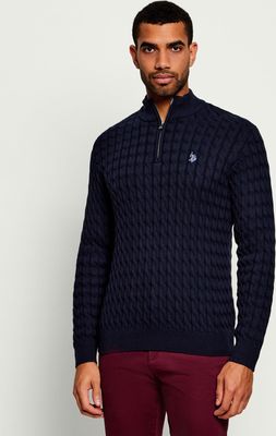 Sweter męski na zimę US Polo ASSN ze sklepu: Gomez Fashion Store w kategorii: Swetry męskie - zdjęcie 874714-BD9-10338_UO265M000023014