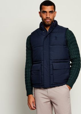 Kamizelka męska jesienna US Polo ASSN ze sklepu: Gomez Fashion Store w kategorii: Kamizelki męskie - zdjęcie 874714-BD9-10338_UO265M000032011