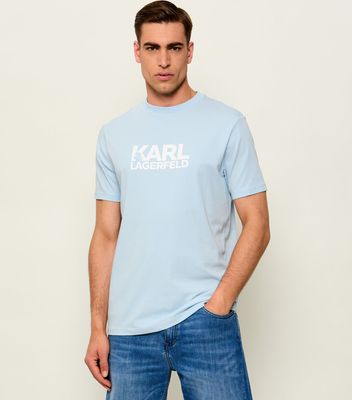 T-shirt męski młodzieżowy Karl Lagerfeld ze sklepu: Gomez Fashion Store w kategorii: T-shirty męskie - zdjęcie 874714-BD9-10338_KL264M000005600