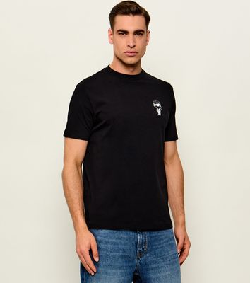 Karl Lagerfeld - T-shirt męski casualowy ze sklepu: Gomez Fashion Store w kategorii: T-shirty męskie - zdjęcie 874714-BD9-10338_KL264M000010990