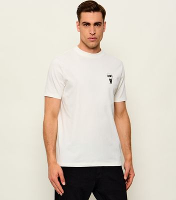 T-shirt męski na wiosnę Karl Lagerfeld ze sklepu: Gomez Fashion Store w kategorii: T-shirty męskie - zdjęcie 874714-BD9-10338_KL264M000010C31