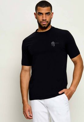 Karl Lagerfeld - T-shirt męski casualowy ze sklepu: Gomez Fashion Store w kategorii: T-shirty męskie - zdjęcie 874714-BD9-10338_KL264M000012990