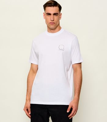 Karl Lagerfeld - T-shirt męski casualowy ze sklepu: Gomez Fashion Store w kategorii: T-shirty męskie - zdjęcie 874714-BD9-10338_KL264M000016007