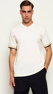 Karl Lagerfeld - T-shirt męski na wiosnę casual ze sklepu: Gomez Fashion Store w kategorii: T-shirty męskie - zdjęcie 874714-BD9-10338_KL264M000017C31
