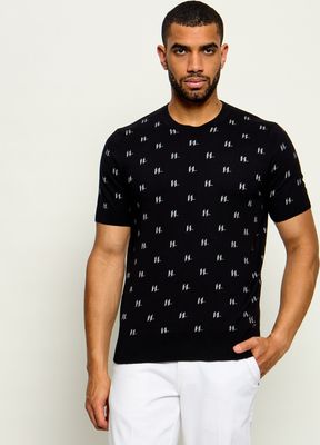 Sweter męski na wiosnę Karl Lagerfeld ze sklepu: Gomez Fashion Store w kategorii: Swetry męskie - zdjęcie 874714-BD9-10338_KL264M000028990