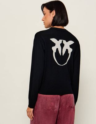 Pinko - Sweter damski ze sklepu: Gomez Fashion Store w kategorii: Swetry damskie - zdjęcie 874714-BD9-10338_PI264W000004262