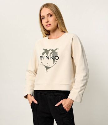 Pinko - Bluza damska na jesień ze sklepu: Gomez Fashion Store w kategorii: Bluzy damskie - zdjęcie 874714-BD9-10338_PI264W000006F05