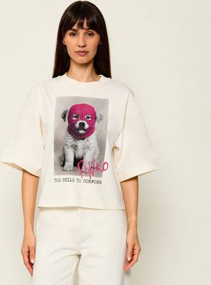 Bluzka damska na wiosnę Pinko ze sklepu: Gomez Fashion Store w kategorii: Bluzki damskie - zdjęcie 874714-BD9-10338_PI264W000011F08