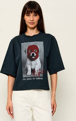 Bluzka damska młodzieżowa Pinko ze sklepu: Gomez Fashion Store w kategorii: Bluzki damskie - zdjęcie 874714-BD9-10338_PI264W000011F07